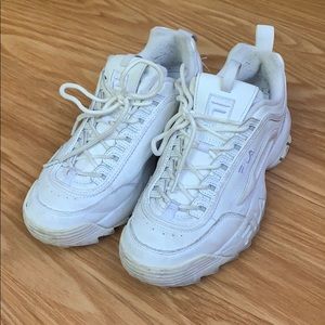 Chunky White Fila